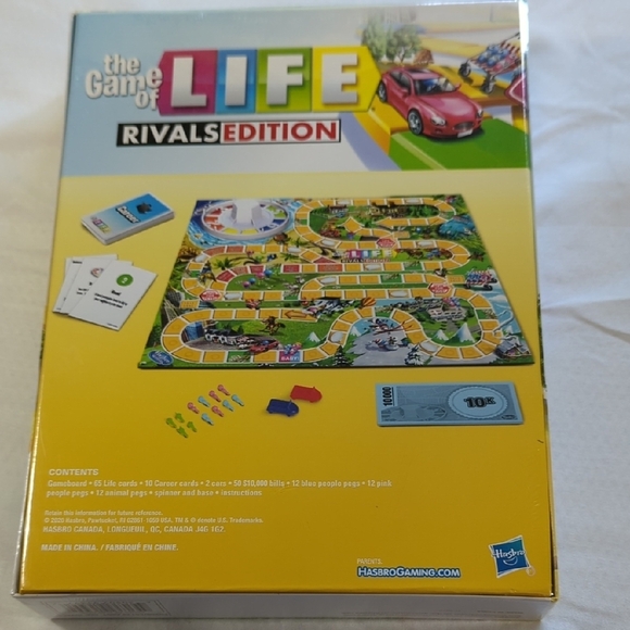 Hasbro The Game of Life Rivals Edition - Red and Blue - Picture 5 of 5
